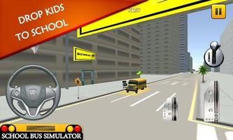 SchoolBus Driving Simulator 3D capture d'écran 1