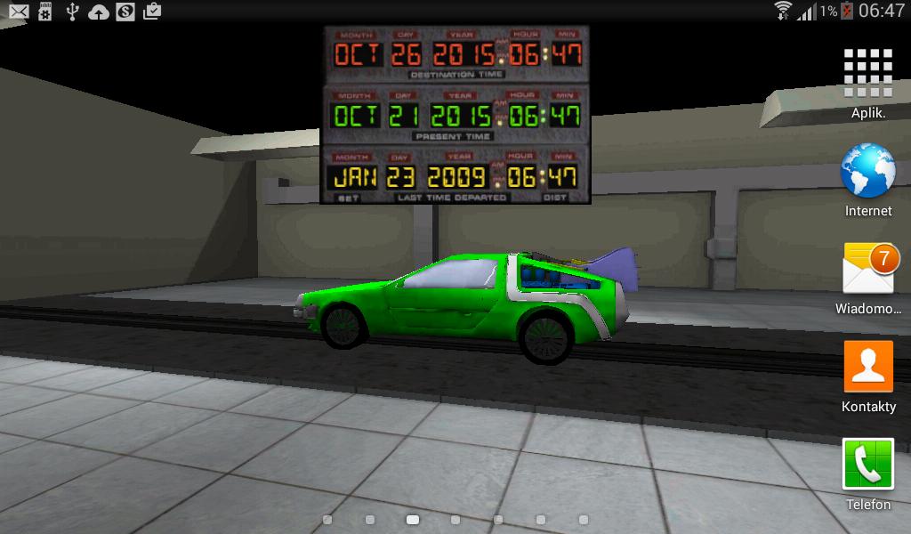 Live Wallpaper Delorean For Android Apk Download - they added a delorean time machine to roblox vehicle