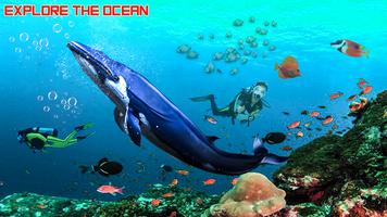 Blue Whale Ocean Simulator captura de pantalla 2