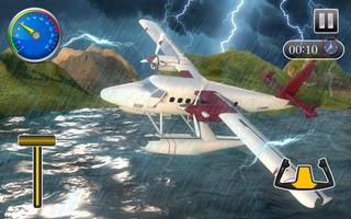 Flying Sea Plane Adventure : Juego de hidroaviones captura de pantalla 3