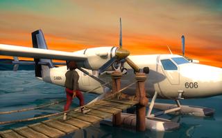 Flying Sea Plane Adventure : Juego de hidroaviones Poster