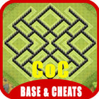 Base & Cheats for CoC icône