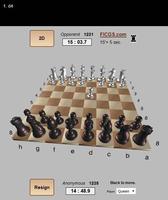Jouer aux échecs • FICGS parti capture d'écran 3