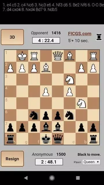 Chess 960 • FICGS play rated g – Apps no Google Play