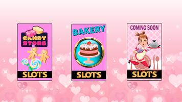 Candy Cupcake Bakery 777 Slots Affiche