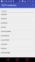 8.5 ielts words list capture d'écran 3