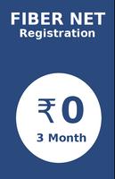 Free Registration for Jio Fiber Net Broadband poster