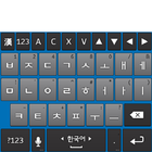 dodol Keyboard Theme(GrayBlue) ไอคอน