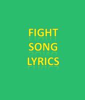 Fight Song Lyrics โปสเตอร์