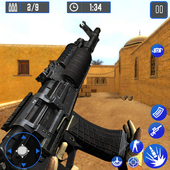 ikon game tembak-tembakan perang
