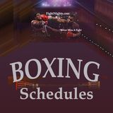 Boxing Schedule by FightNights icône