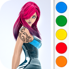 DressDoll Tattoo Figure Paint icon