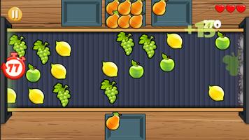 Fruit Sorter game on reaction Affiche