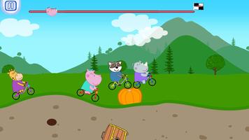 Racing: Hippo Bicycle capture d'écran 1