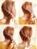 Hairstyles Step by Step Affiche