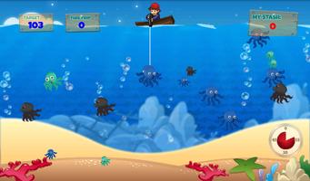 Octopus Fishing Game capture d'écran 2