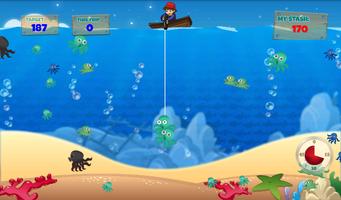 Octopus Fishing Game capture d'écran 3