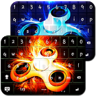 Neon Fidget Spinner Keyboard 3D иконка