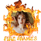 Fire Name Photo frames أيقونة