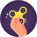 Fidget spinner simulator