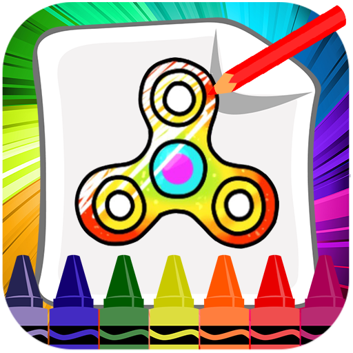 Fidget Spinner Coloring