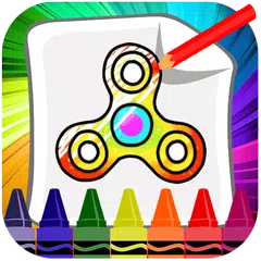 Fidget Spinner Coloring APK download