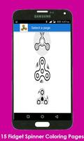 Fidget Spinner Coloring Book For Adult and Kids постер