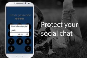 Lock For Chat تصوير الشاشة 1