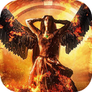 Fallen girl live wallpaper APK