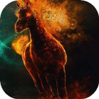 Shadowy horse live wallpaper icône