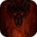 Fiery wolf live wallpaper APK