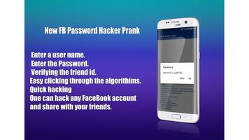 New FB Password Hacker Prank capture d'écran 3