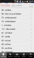 Quran Fihristi 스크린샷 1