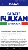 Karate Fijlkam Lombardia capture d'écran 2