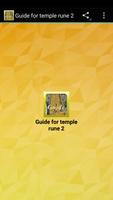 Guide for temple rune 2 Cartaz