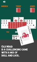 Old Maid Free Card Game पोस्टर