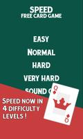 Speed Free Card Game poster