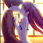 100+ Anime Couple Kiss Wallpaper آئیکن