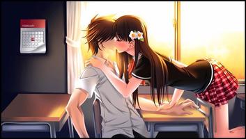 100+ Anime Couple Kiss Wallpaper ảnh chụp màn hình 3