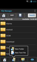 برنامه‌نما File manager:File explorer عکس از صفحه