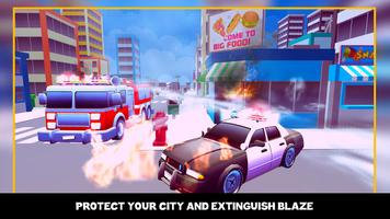 Fire Truck Driver City Rescue capture d'écran 2