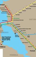 San Francisco BART Map captura de pantalla 1