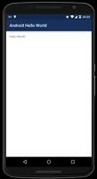 Android Hello World Cartaz