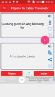 Filipino Italian Translator 포스터