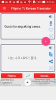 Filipino Korean Translator Affiche