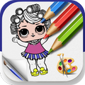 Coloring book for Surprise Dolls LoL