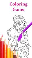 coloring Book for Winx スクリーンショット 1
