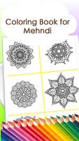 Coloring book for mehndi captura de pantalla 1