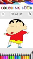 Coloring Pages for Shin Chan تصوير الشاشة 2