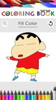 Coloring Pages for Shin Chan скриншот 2